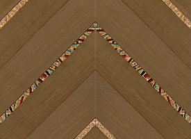 魚骨拼花,咖啡金橡木魚骨拼花（帶玻璃）,進口地板