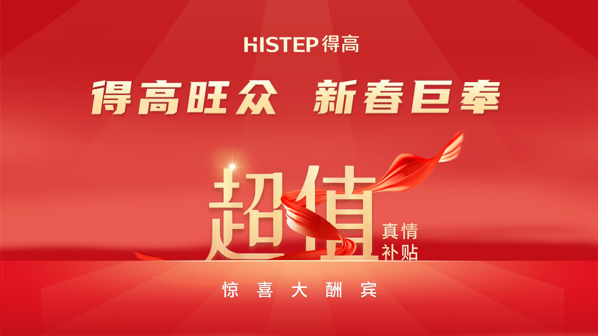 得高旺眾，新春巨奉|真情超值補貼，驚喜大酬賓！